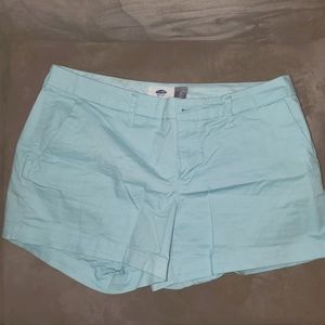 Old Navy Mid-Rise Everyday Twill Shorts, Women's size 4, powder blue